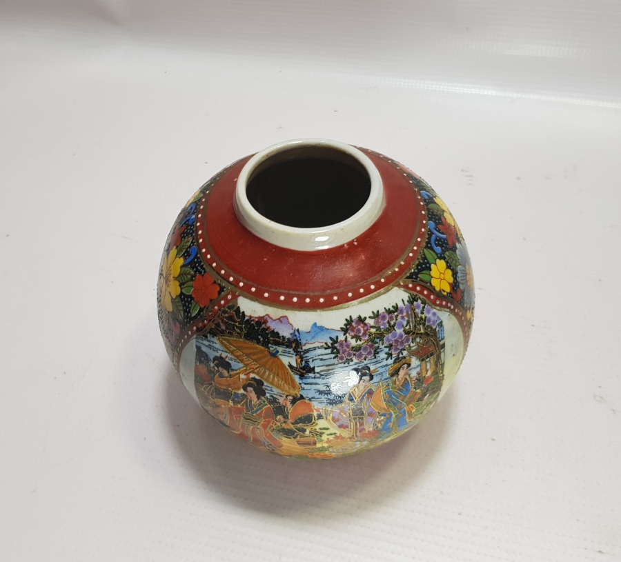 ANTİKA ESKİ ÇİN PORSELEN VAZO