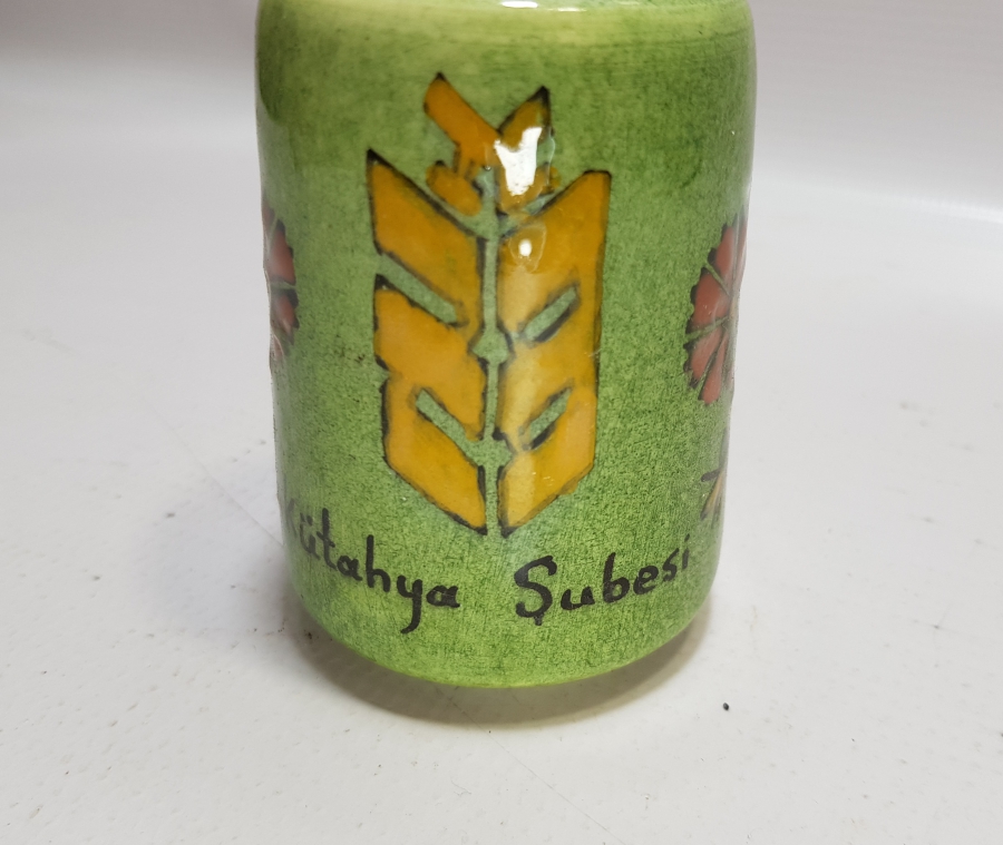 ZİRAAT BANKASI KÜTAHYA ŞUBESİ SERAMİK HATIRA KALEMLİK