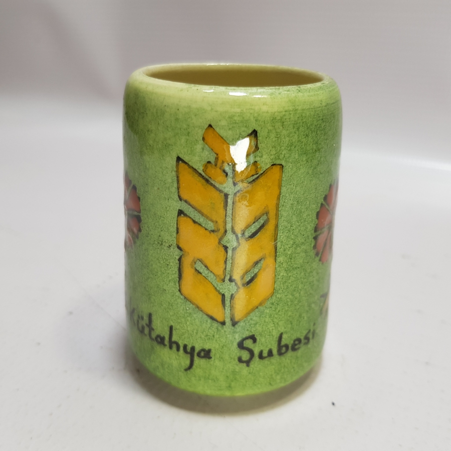 ZİRAAT BANKASI KÜTAHYA ŞUBESİ SERAMİK HATIRA KALEMLİK