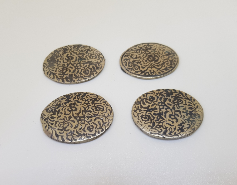 OSMANLI DÖNEMİ SAVAT İŞÇİLİKLİ KOLYE PARÇALARI LOTU