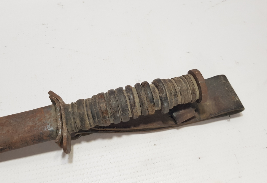 OSMANLI DÖNEMİ EL YAPIMI ÇOK NADİR DENİZ TOPÇU KASATURASI - MEÇİ