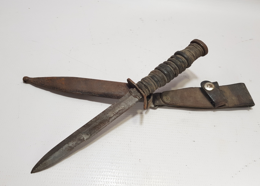 OSMANLI DÖNEMİ EL YAPIMI ÇOK NADİR DENİZ TOPÇU KASATURASI - MEÇİ