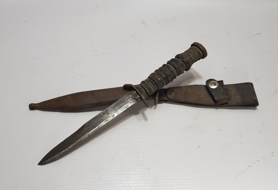 OSMANLI DÖNEMİ EL YAPIMI ÇOK NADİR DENİZ TOPÇU KASATURASI - MEÇİ