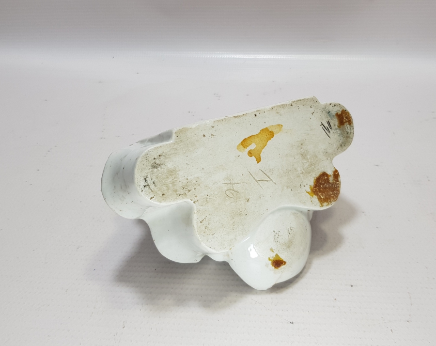 OSMANLI DÖNEMİ EL BOYAMA PORSELEN MASA ÜSTÜ HOKKASI