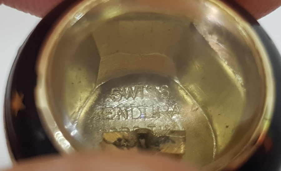 MİNE İŞÇİLİKLİ ALTIN KAPLAMA ANTİKA KOLYE UCU