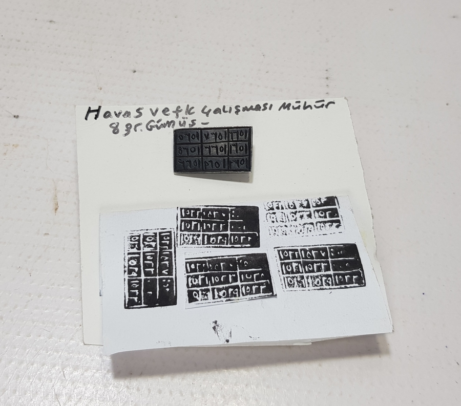 OSMANLI DÖNEMİ GÜMÜŞ TILSIM MÜHÜR