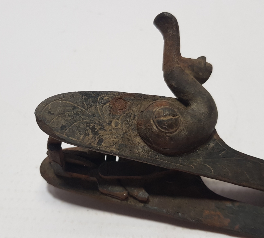 OSMANLI DÖNEMİ ÇİFT DOLMA TÜFEK ÇAKMAĞI