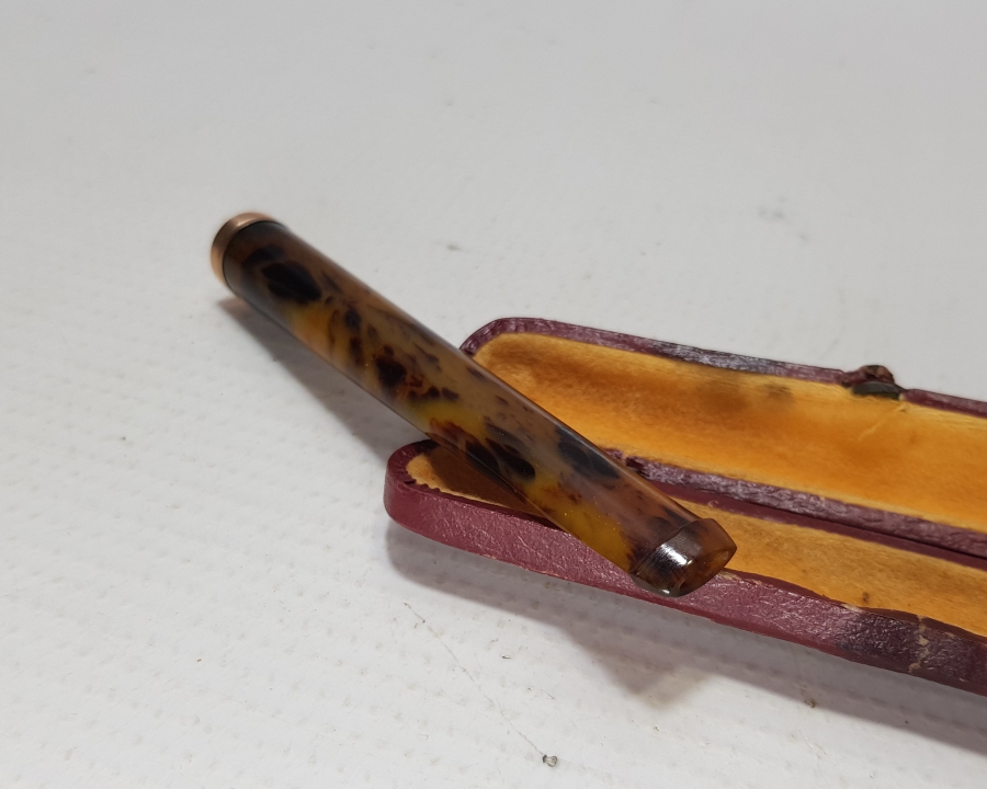 OSMANLI DÖNEMİ ALTIN UÇLU BAĞA SİGARA AĞIZLIĞI