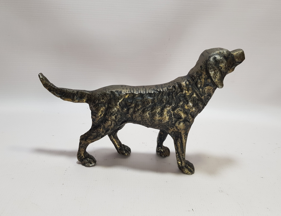 ANTİKA METAL KÖPEK FİGÜRÜ