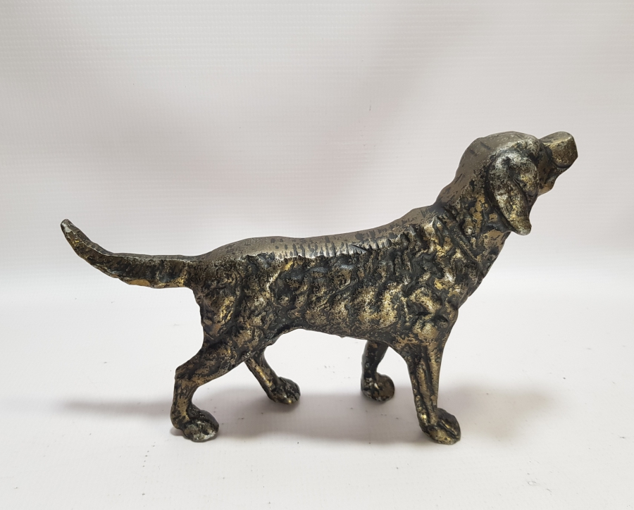 ANTİKA METAL KÖPEK FİGÜRÜ