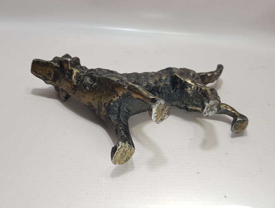 ANTİKA METAL KÖPEK FİGÜRÜ