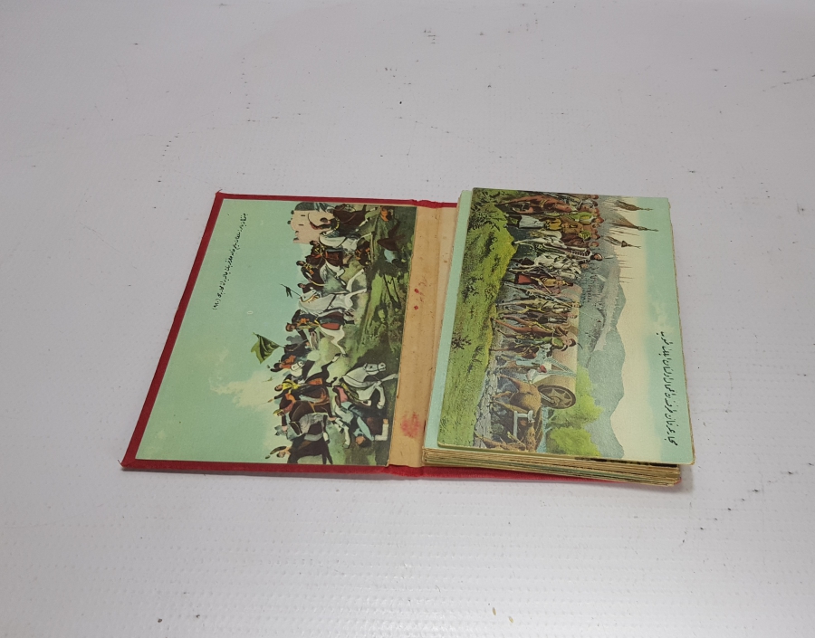 ORİJİNAL ALBÜMÜNDE OSMANLI KALE FETİHLERİ GÖRSELLİ MAX FRUCHTERMANN EDİTÖRLÜ KARTPOSTAL TAKIMI