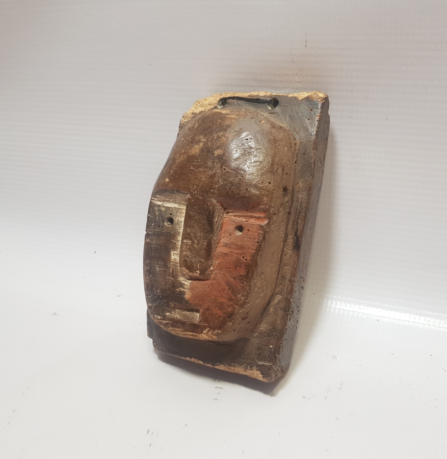 OSMANLI DÖNEMİ ÇOK NADİR ANADOLU ŞAMAN EL OYMA AHŞAP OBJE