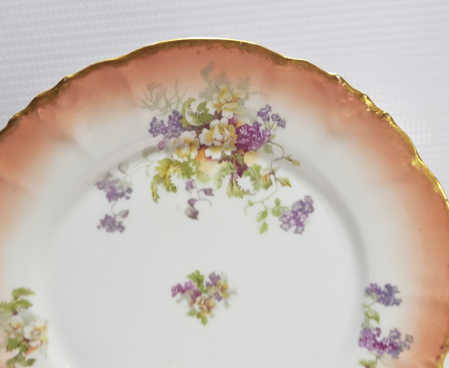 NADİR RENKTE ANTİKA LİMOGES TABAK