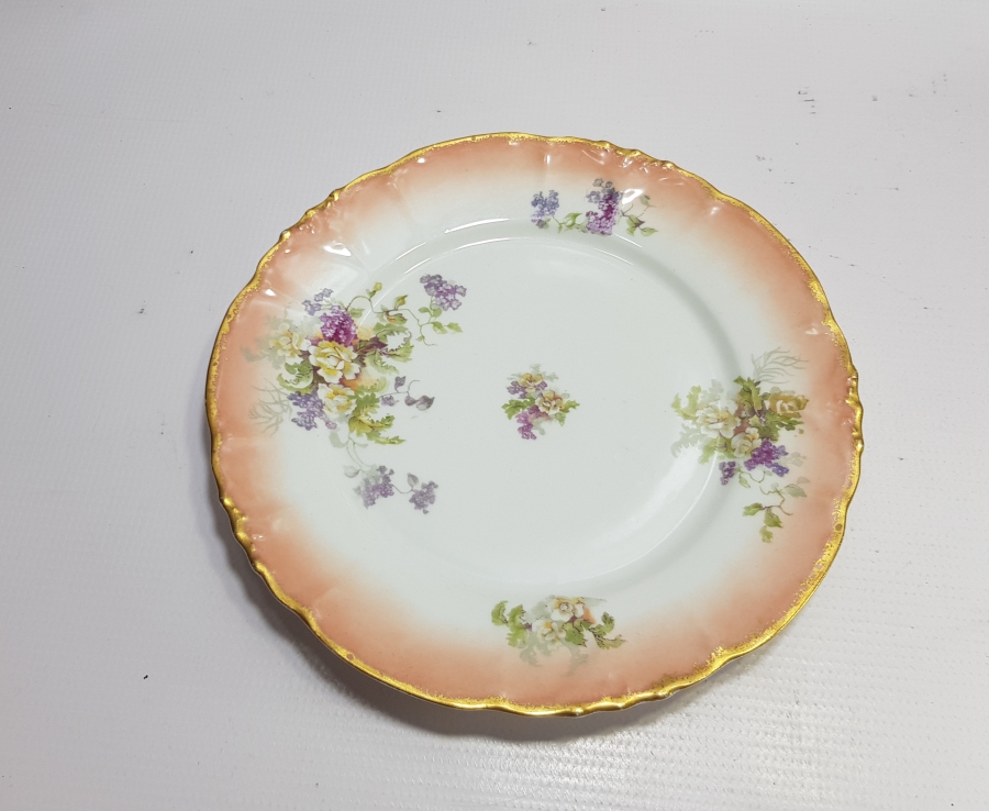 NADİR RENKTE ANTİKA LİMOGES TABAK