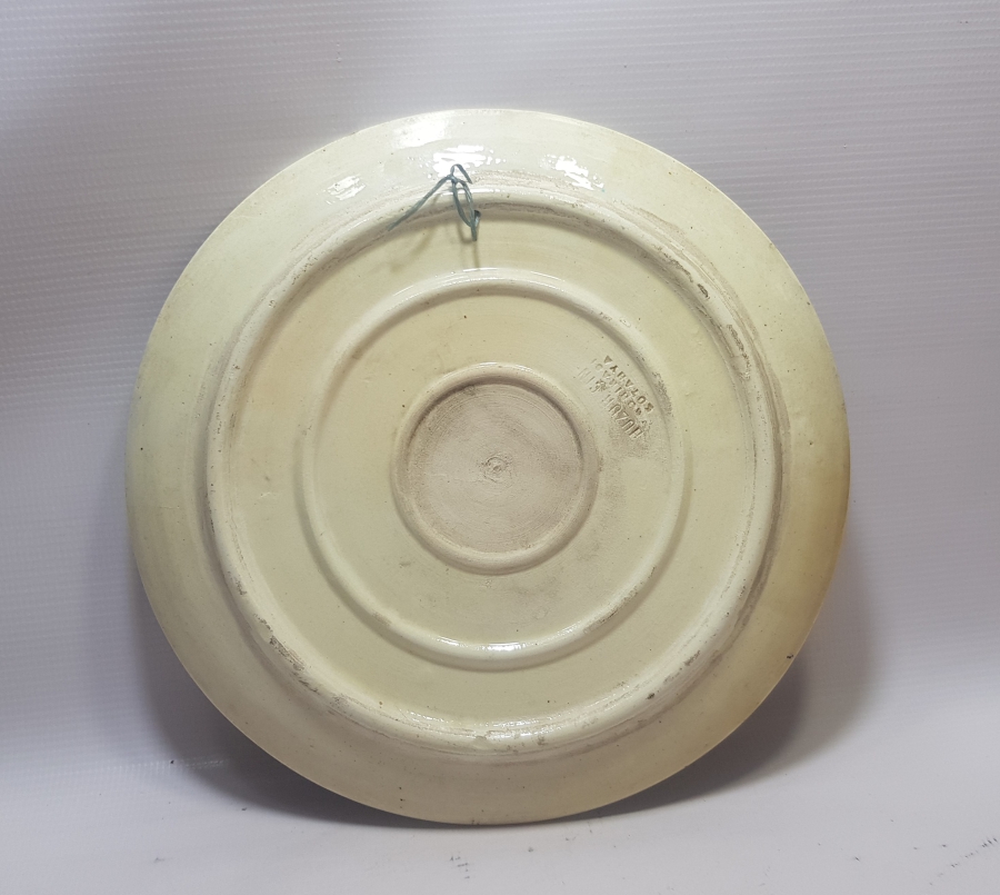 TEKKE İŞİ BÜYÜK BOY ANTİKA KÜTAHYA DUVAR TABAĞI