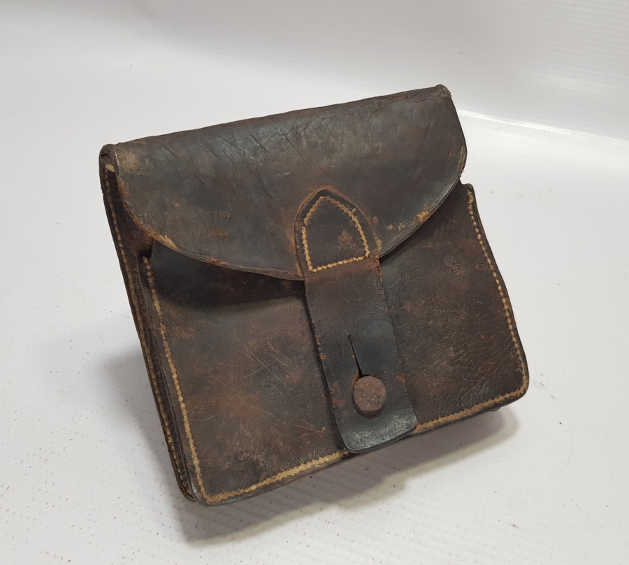 OSMANLI DÖNEMİ DERİ SÜVARİ ÇANTASI