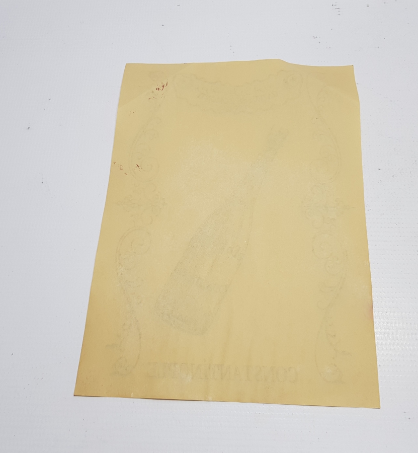 OSMANLI DÖNEMİ ÇOK NADİR BOMONTİ BİRA REKLAMI AFİŞİ