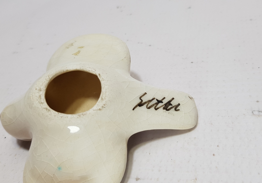 SITKI OLÇAR İMZALI KÜTAHYA SERAMİK KUŞ BİBLOSU