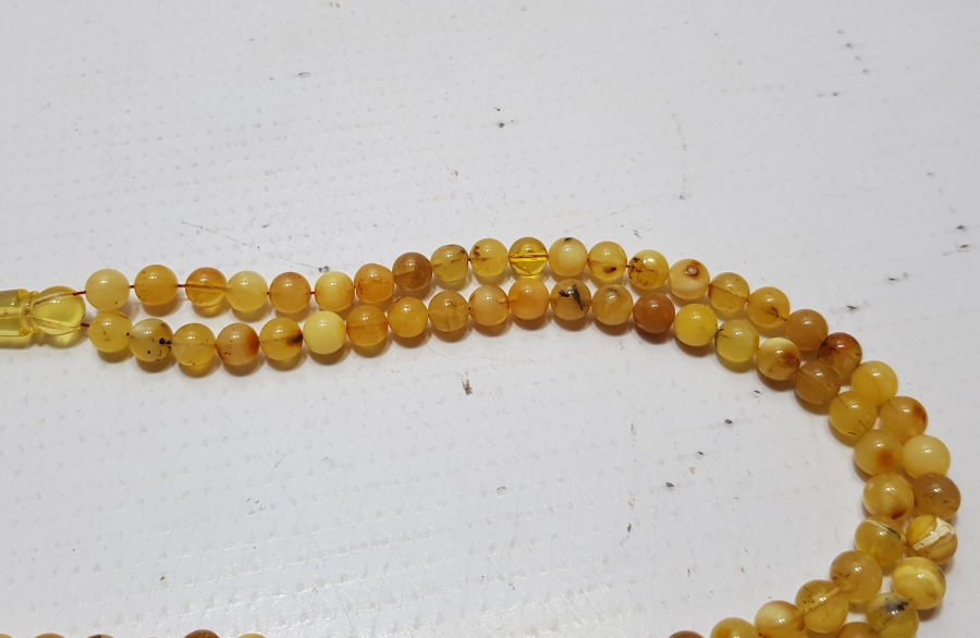 EL YAPIMI USTA İŞİ NADİR GÜMÜŞ PÜSKÜLLÜ DAMLA KEHRİBAR NAMAZ TESPİHİ