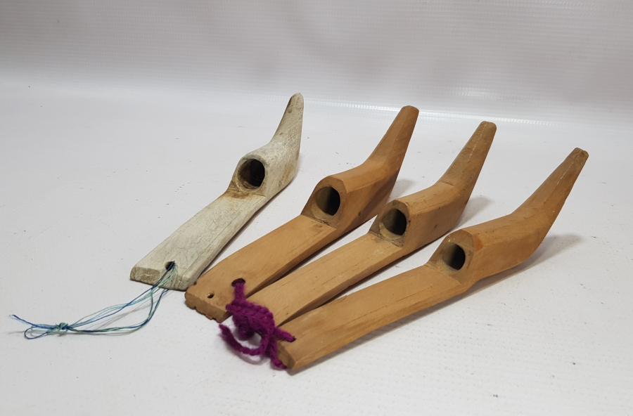 OSMANLI DÖNEMİ EL YAPIMI 4 ADET AHŞAP ELLİK