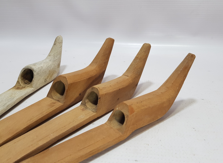 OSMANLI DÖNEMİ EL YAPIMI 4 ADET AHŞAP ELLİK