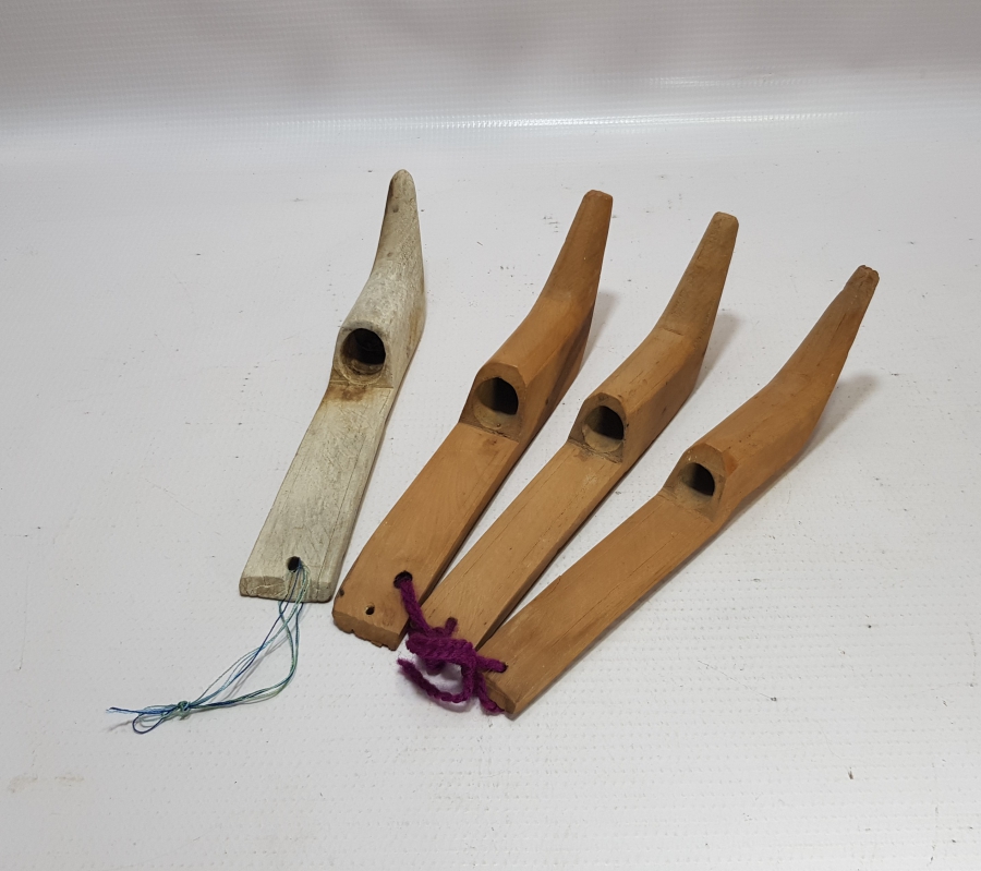 OSMANLI DÖNEMİ EL YAPIMI 4 ADET AHŞAP ELLİK