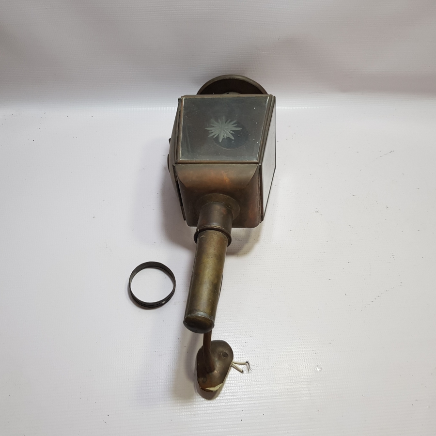 OSMANLI DÖNEMİ YÜKSEK KONDİSYONDA SARAY İŞİ NADİR KUŞLU FAYTON LAMBASI