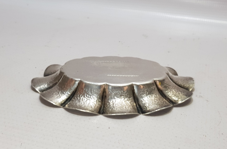 ABDÜLHAMİD HAN DÖNEMİ TUĞRALI GÜMÜŞ KAYMAK TABAĞI