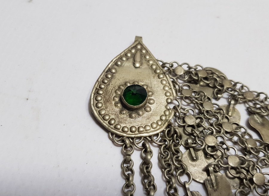 OSMANLI DÖNEMİ KABARTMA İŞÇİLİKLİ VE OTAĞ FİGÜRLÜ YÖRÜK İŞİ GELİN ALINLIĞI