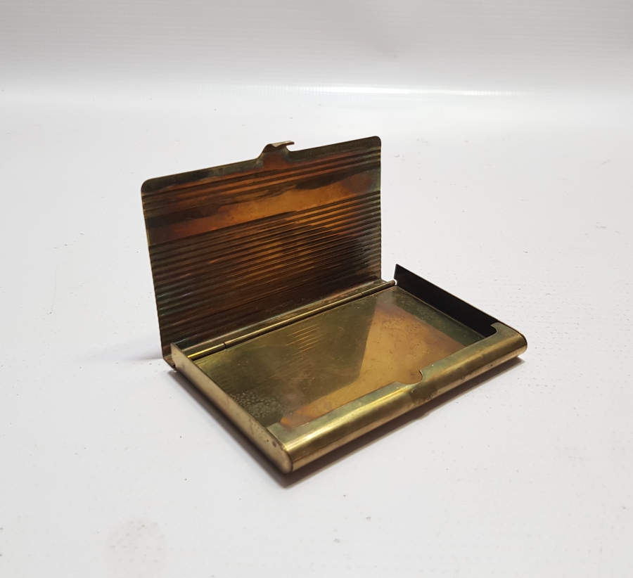 ALTIN KAPLAMA ANTİKA KARTVİZİTLİK