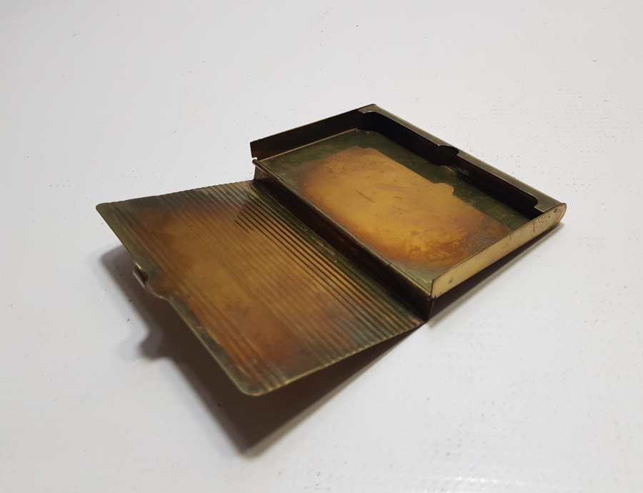 ALTIN KAPLAMA ANTİKA KARTVİZİTLİK