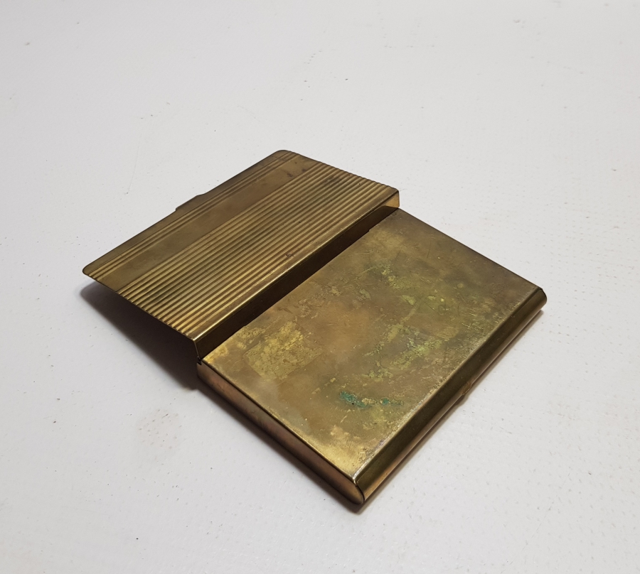 ALTIN KAPLAMA ANTİKA KARTVİZİTLİK