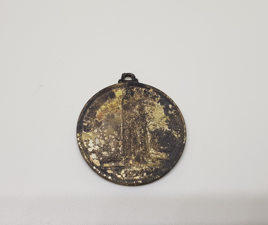 TÜRKİYE İŞ BANKASI HATIRA GÜMÜŞ KAPLAMA ANAHTARLIK