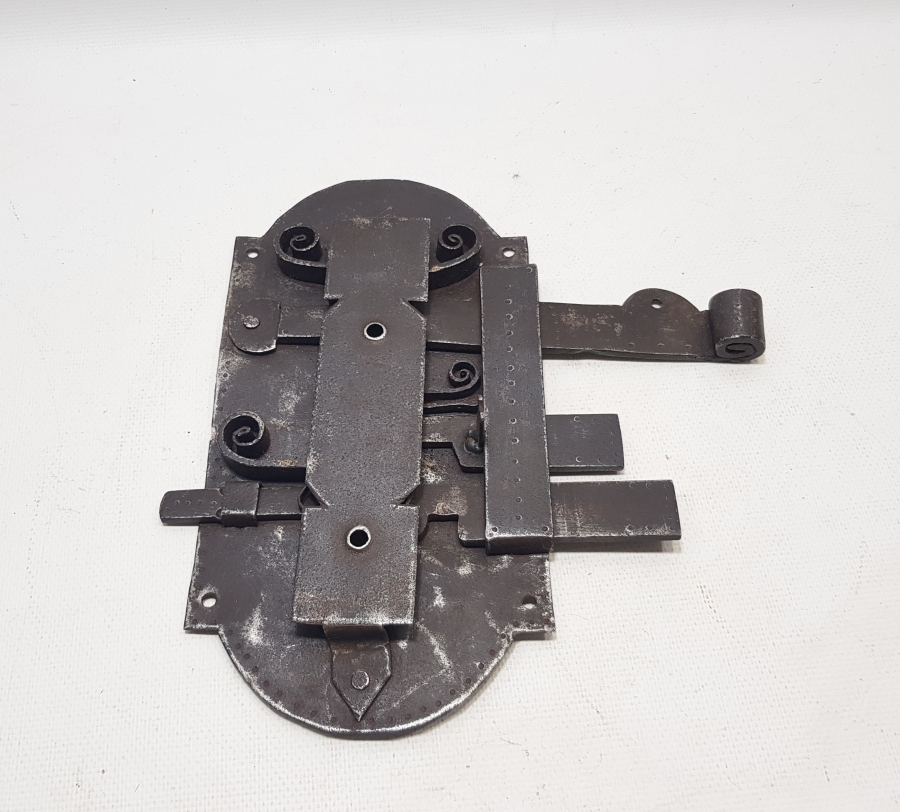 OSMANLI DÖNEMİ EL YAPIMI BÜYÜK BOY KONAK İŞİ KAPI KİLİDİ