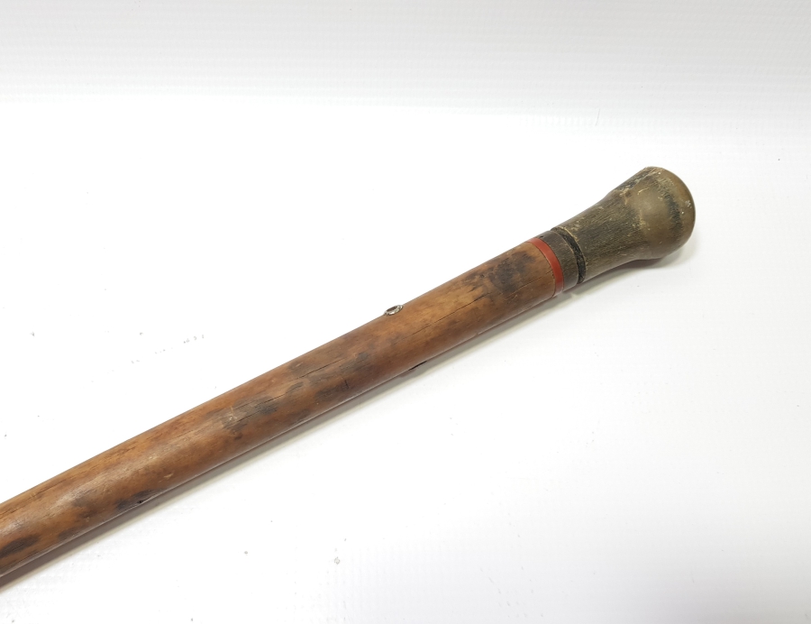 OSMANLI DÖNEMİ GERGEDAN BOYNUZU TUTMAÇLI SUBAY BASTONU