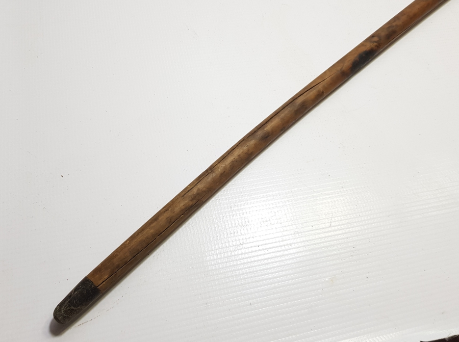 OSMANLI DÖNEMİ GERGEDAN BOYNUZU TUTMAÇLI SUBAY BASTONU