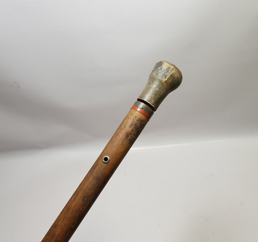 OSMANLI DÖNEMİ GERGEDAN BOYNUZU TUTMAÇLI SUBAY BASTONU