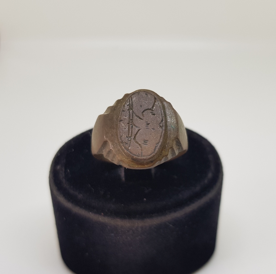 ÜZERİ OSMANLICA YAZILI OSMANLI DÖNEMİ MÜHÜR YÜZÜK