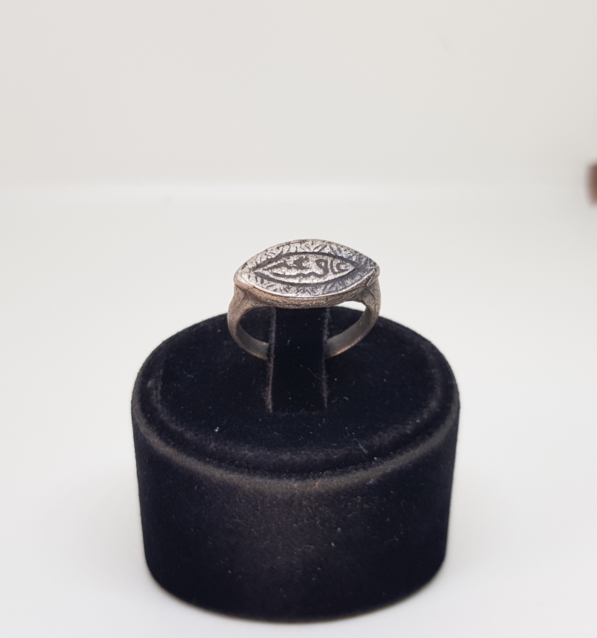 OSMANLI DÖNEMİ ÜZERİ OSMANLICA YAZILI GÜMÜŞ YÜZÜK