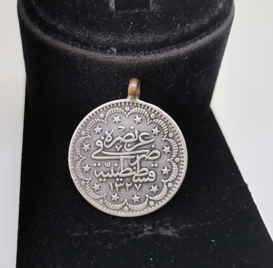 SULTAN MEHMET REŞAT HAN DÖNEMİ GÜMÜŞ 5 KURUŞ MECİDİYE