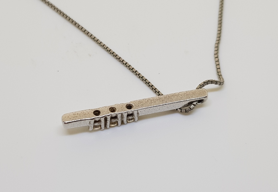 MARGAZİT TAŞLI AVRUPA GÜMÜŞ KOLYE