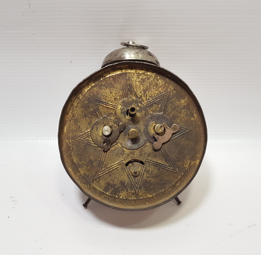 OSMANLI DÖNEMİ KADRANI OSMANLICA YAZILI ZİLLİ MASA SAATİ