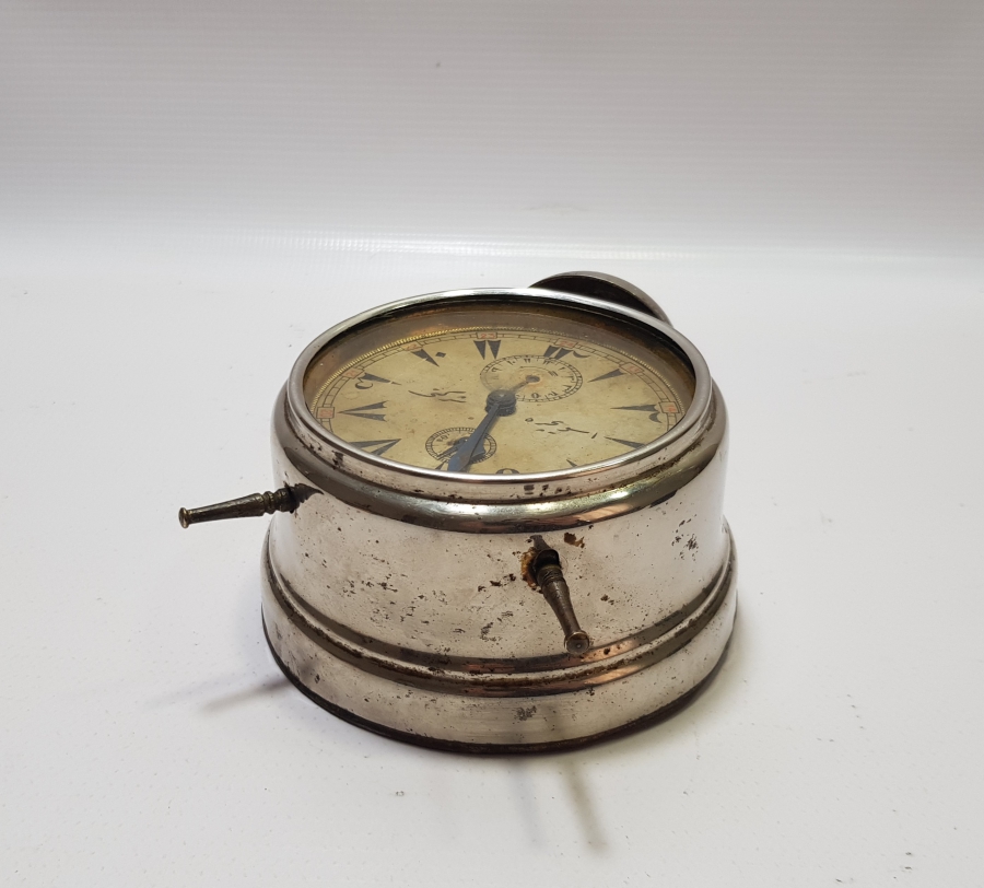 OSMANLI DÖNEMİ KADRANI OSMANLICA YAZILI ZİLLİ MASA SAATİ