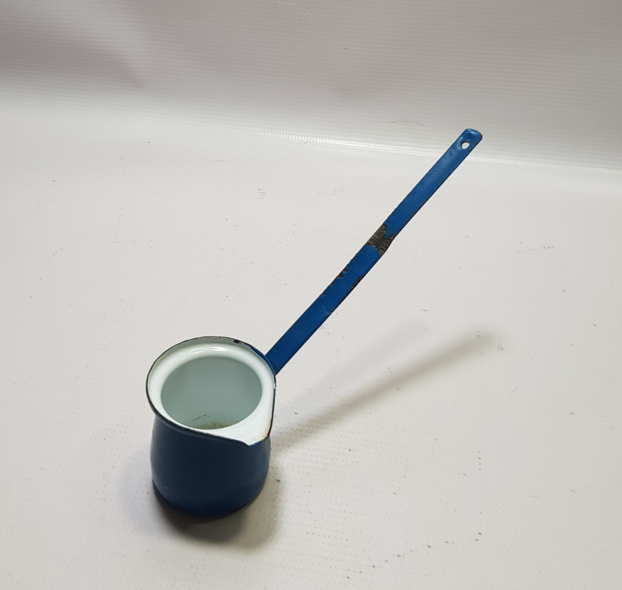 EMAYE İŞÇİLİKLİ ANTİKA KAHVE CEZVESİ