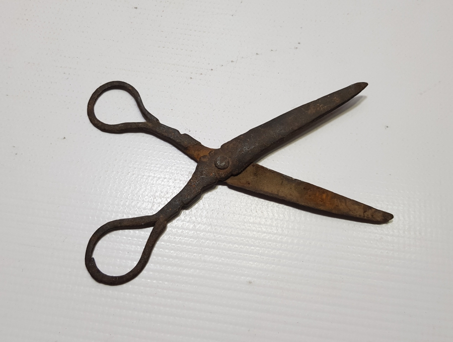 OSMANLI DÖNEMİ EL DÖVME DEMİR TERZİ MAKASI