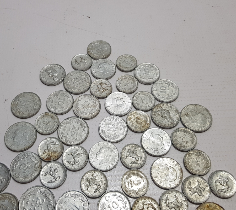 1970-1980LERDEN ANTİKA METAL PARA LOTU