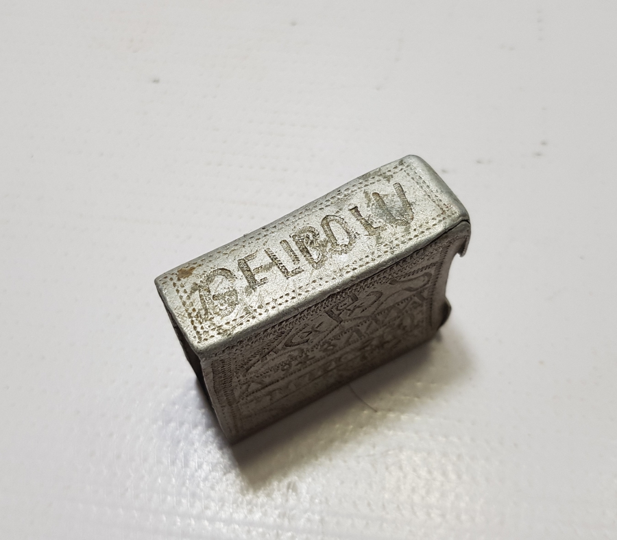 CEZAEVİ İŞİ EL YAPIMI ÜZERİ AY YILDIZLI KİBRİTLİK