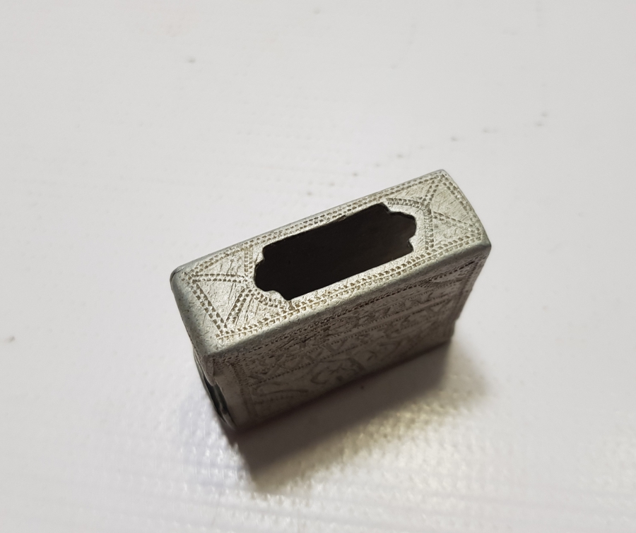 CEZAEVİ İŞİ EL YAPIMI ÜZERİ AY YILDIZLI KİBRİTLİK