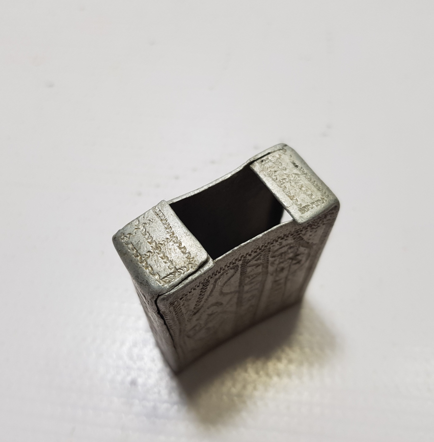 CEZAEVİ İŞİ EL YAPIMI ÜZERİ AY YILDIZLI KİBRİTLİK